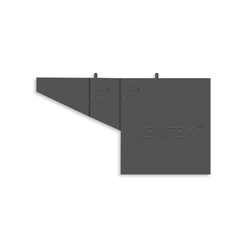 Ventek универсальная венткоробка для кирпичной кладки, темно-серая купить в Санкт-Петербурге