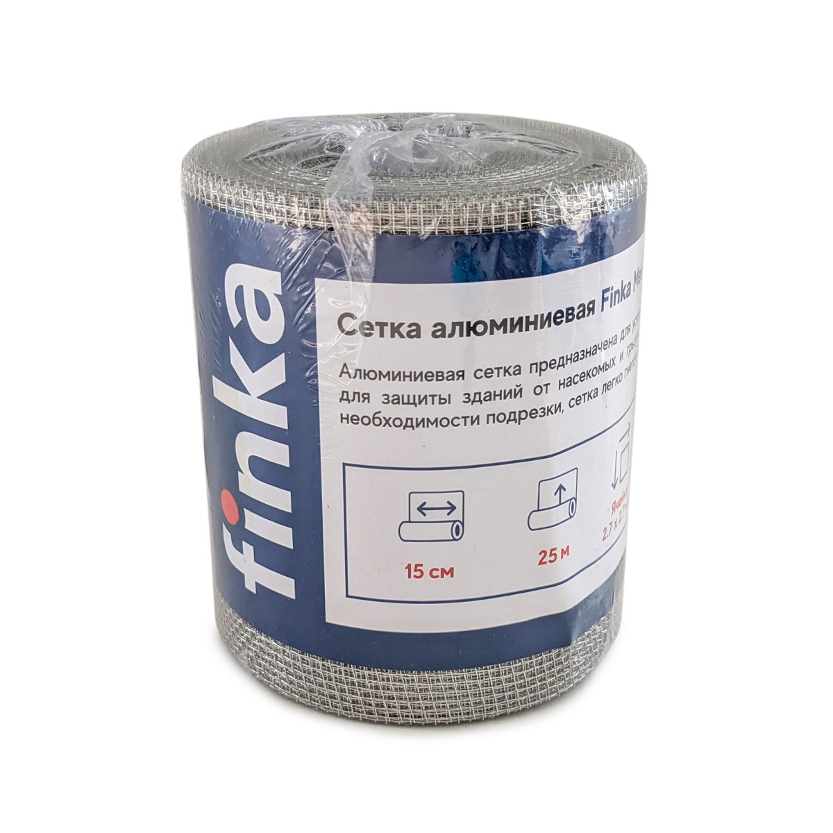 Сетка алюминиевая от грызунов Finka 0.15x25м купить в Санкт-Петербурге