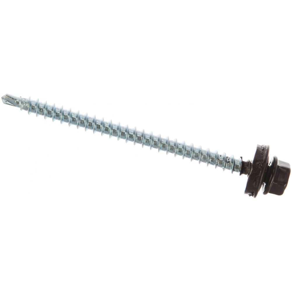 Саморезы кровельные окрашенные 100шт./упак. шестигранная головка, шайба ЕПДМ  Daxmer D4.8*65-70мм купить в Санкт-Петербурге