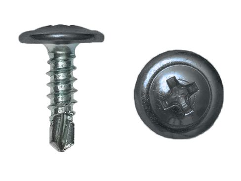 Саморезы ПШС со сверлом для профлиста, штакетника и фасонки окрашенные 1000шт в упак. D4.2*16мм цена на остатки на складе купить в Санкт-Петербурге