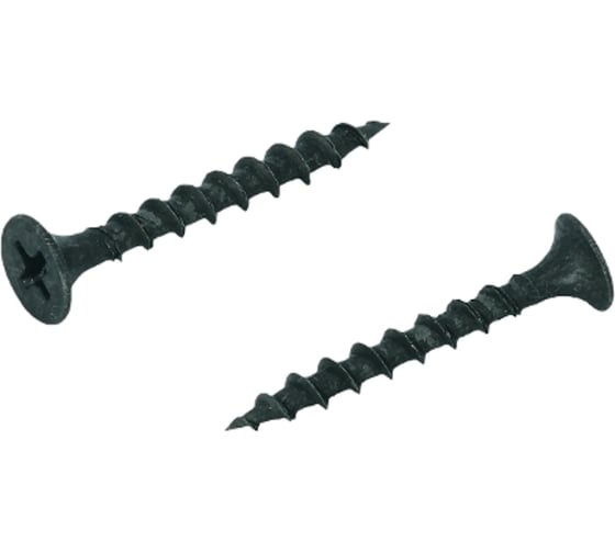 Упак Саморезы гипсокартон-дерево крупная резьба фосф. 3.5х35мм-1000шт/конт. купить в Санкт-Петербурге