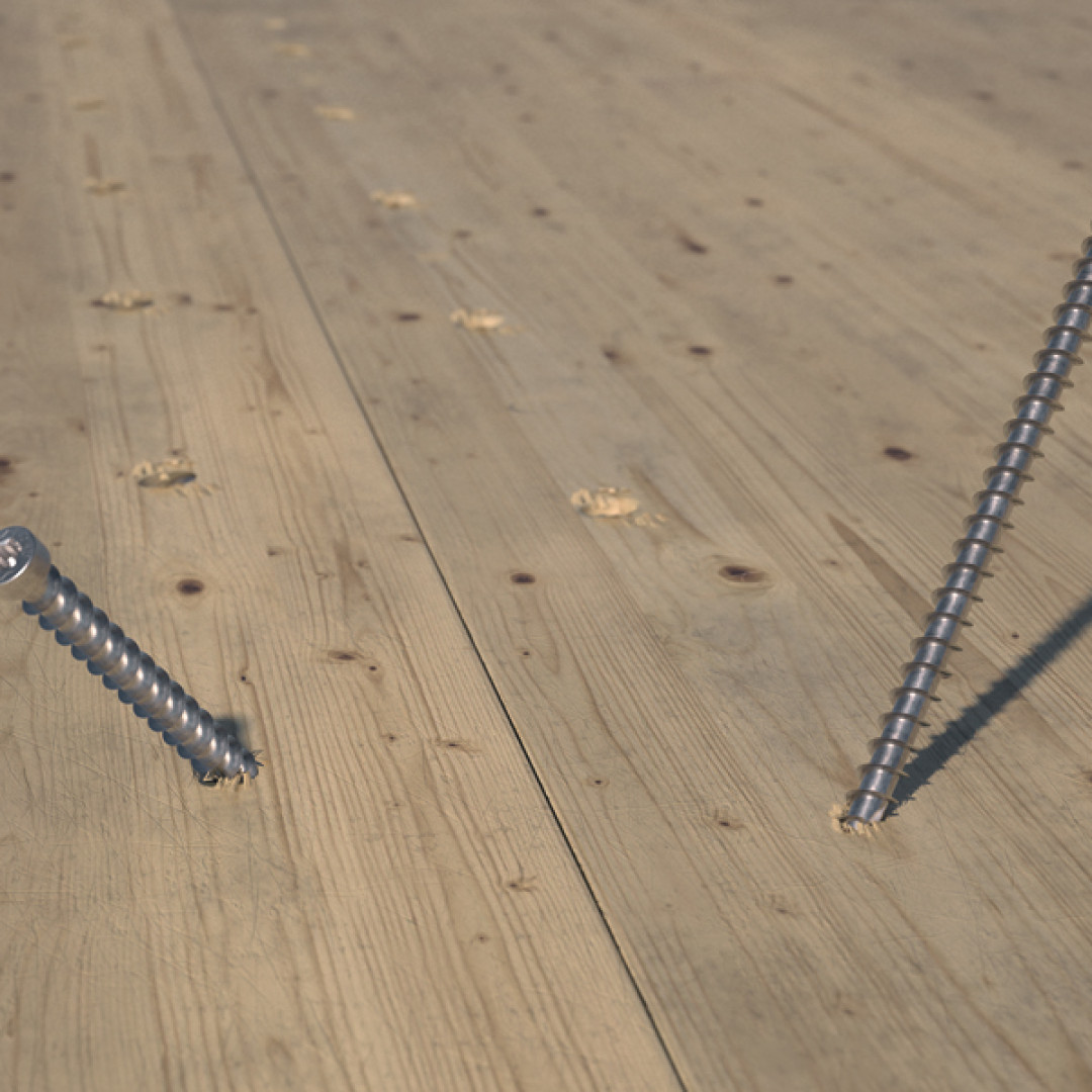 Шуруп для дерева 6х120 белый цинк цилиндр.головка 25шт/уп HOLZTECHNIC/ROTHOBLAAS купить в Санкт-Петербурге