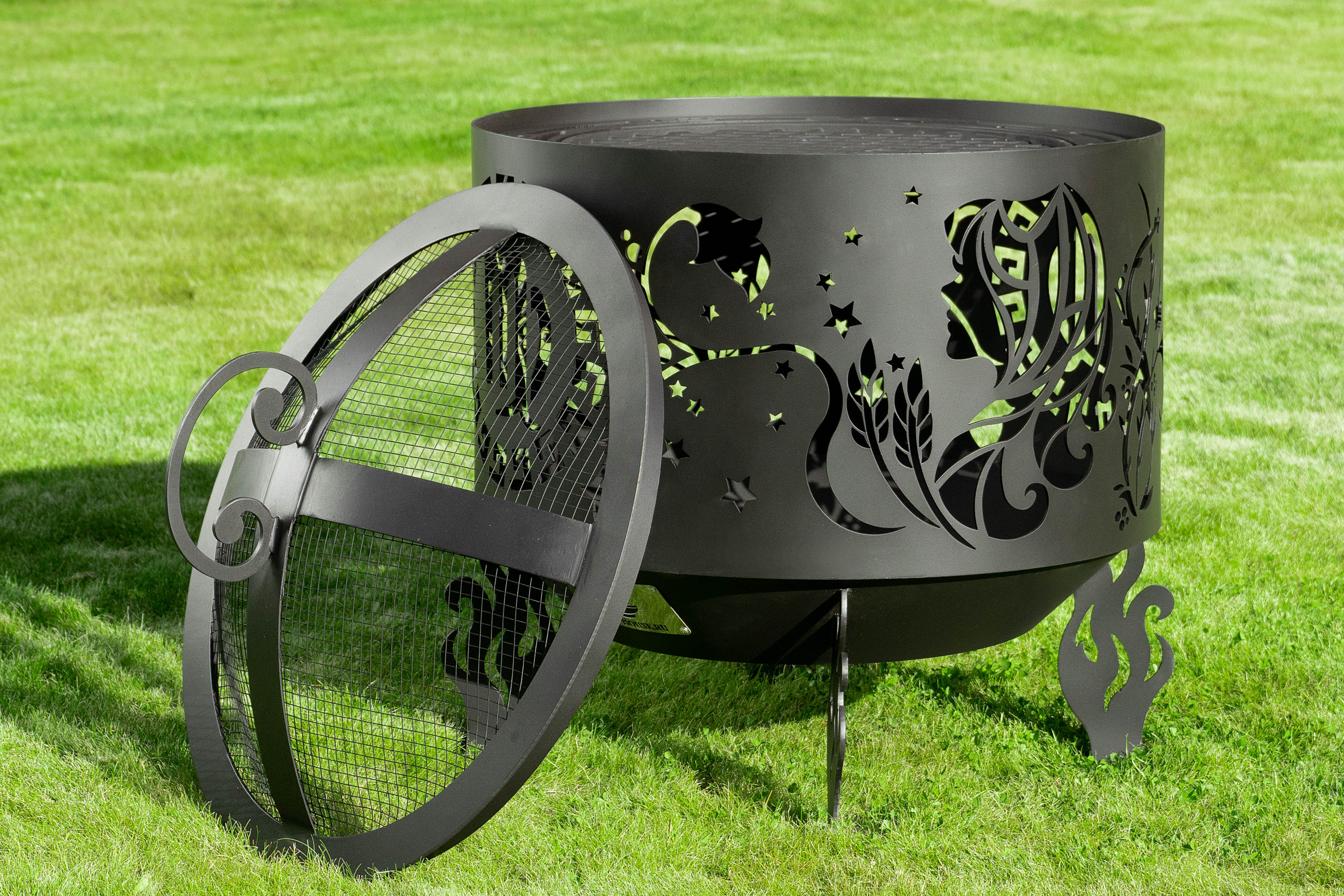 Костровая чаша "Дева" D600 коническое дно купить в Санкт-Петербурге