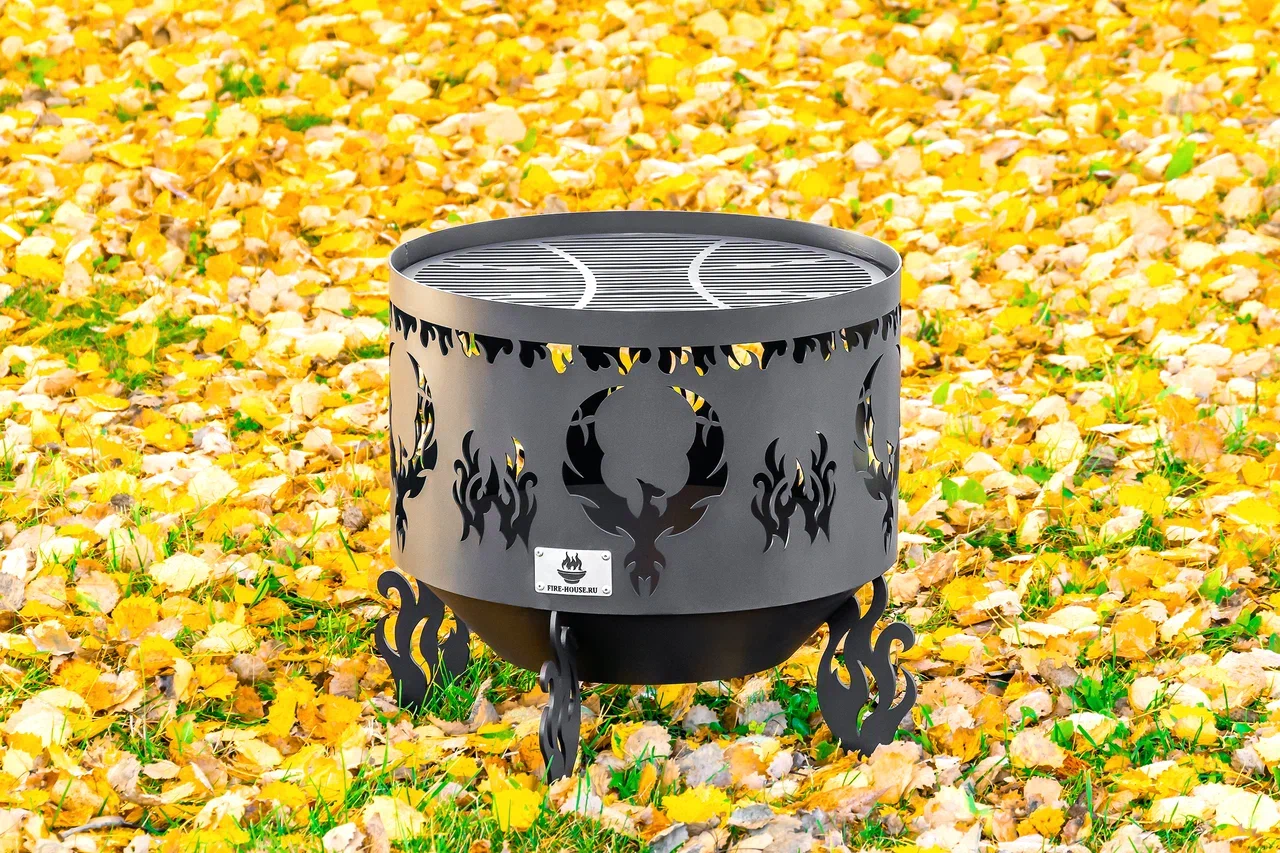 Костровая чаша "Феникс" D600 коническое дно купить в Санкт-Петербурге