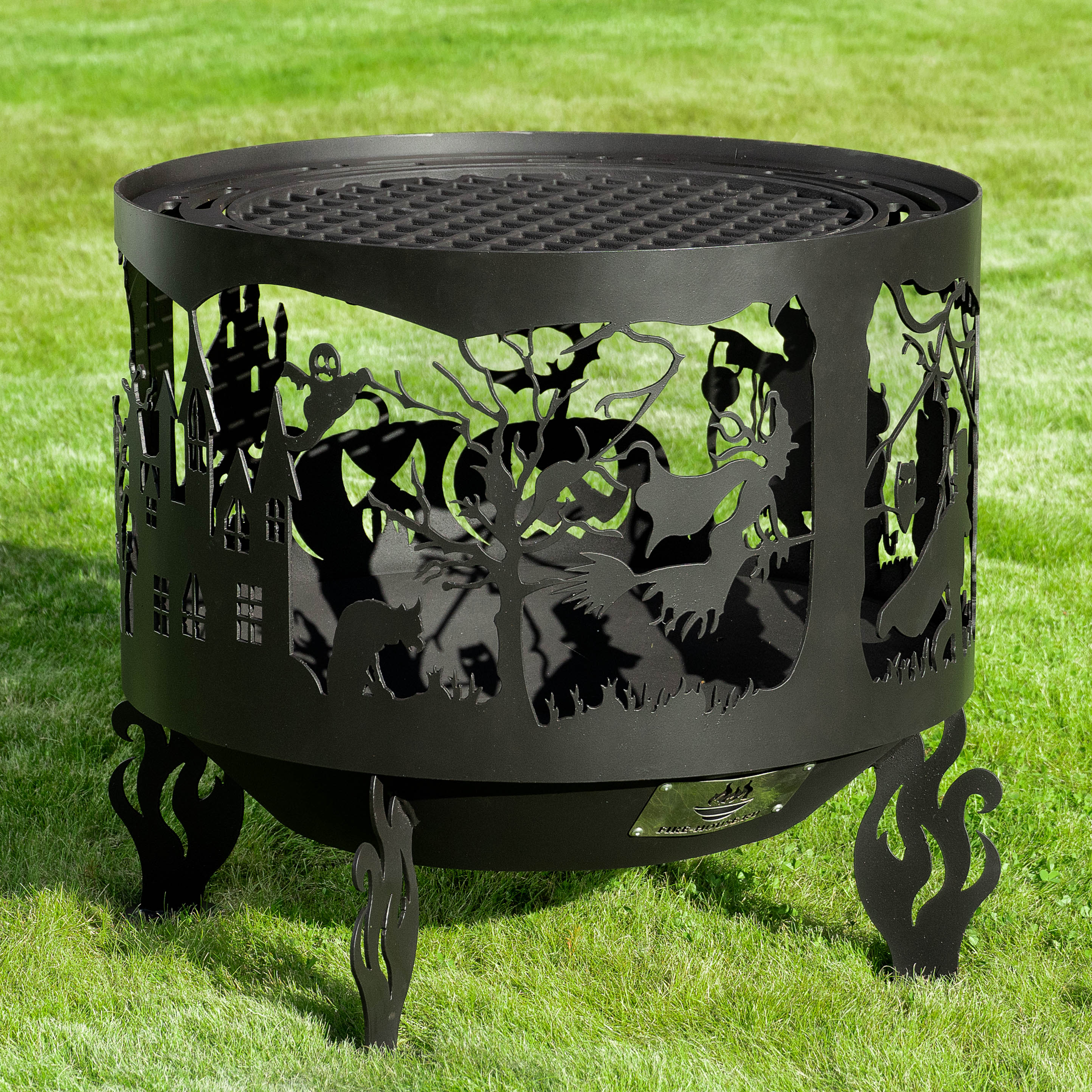 Костровая чаша "Хэллоуин" D600 коническое дно купить в Санкт-Петербурге