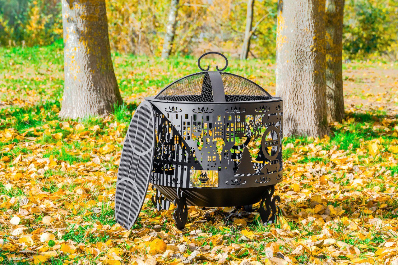 Костровая чаша "Volvo" D600 коническое дно купить в Санкт-Петербурге