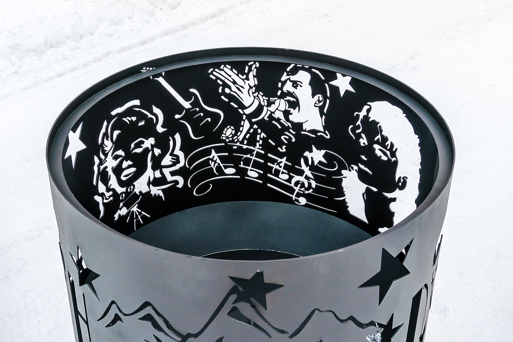 Костровая чаша "Голливуд" D500 коническое дно купить в Санкт-Петербурге