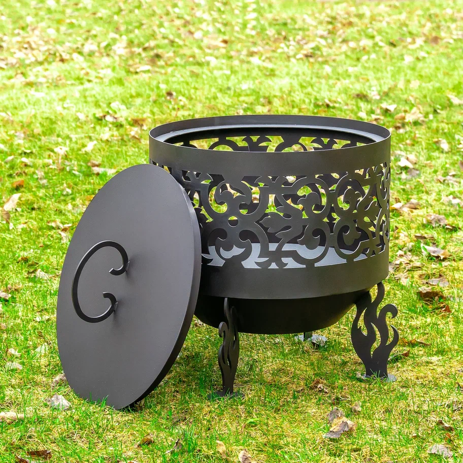 Костровая чаша "Ажурная" D1000 коническое дно  купить в Санкт-Петербурге