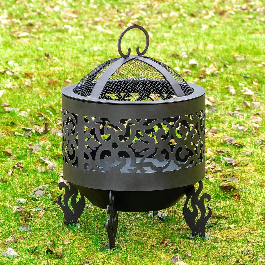 Костровая чаша "Ажурная" D1000 коническое дно  купить в Санкт-Петербурге