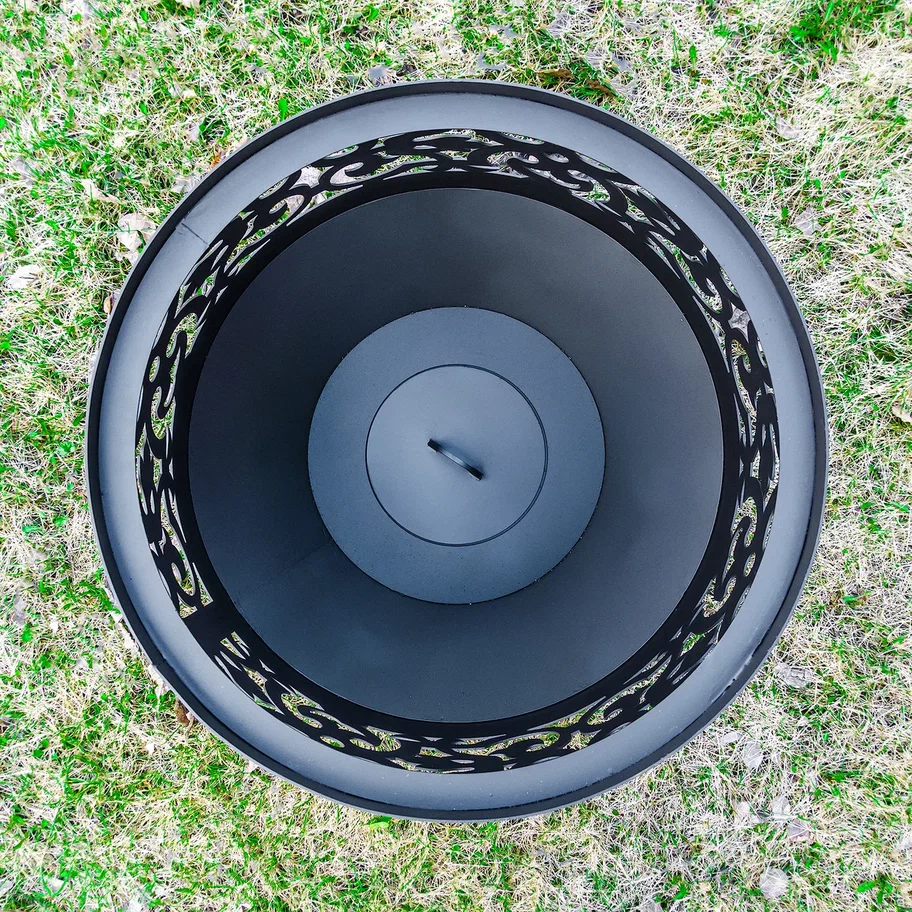 Костровая чаша "Ажурная" D500 коническое дно  купить в Санкт-Петербурге