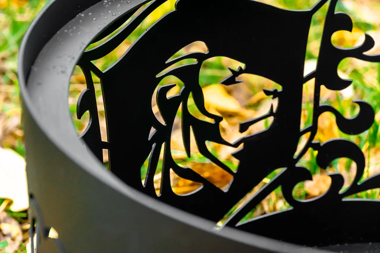 Костровая чаша "Лев" d500 коническое дно купить в Санкт-Петербурге