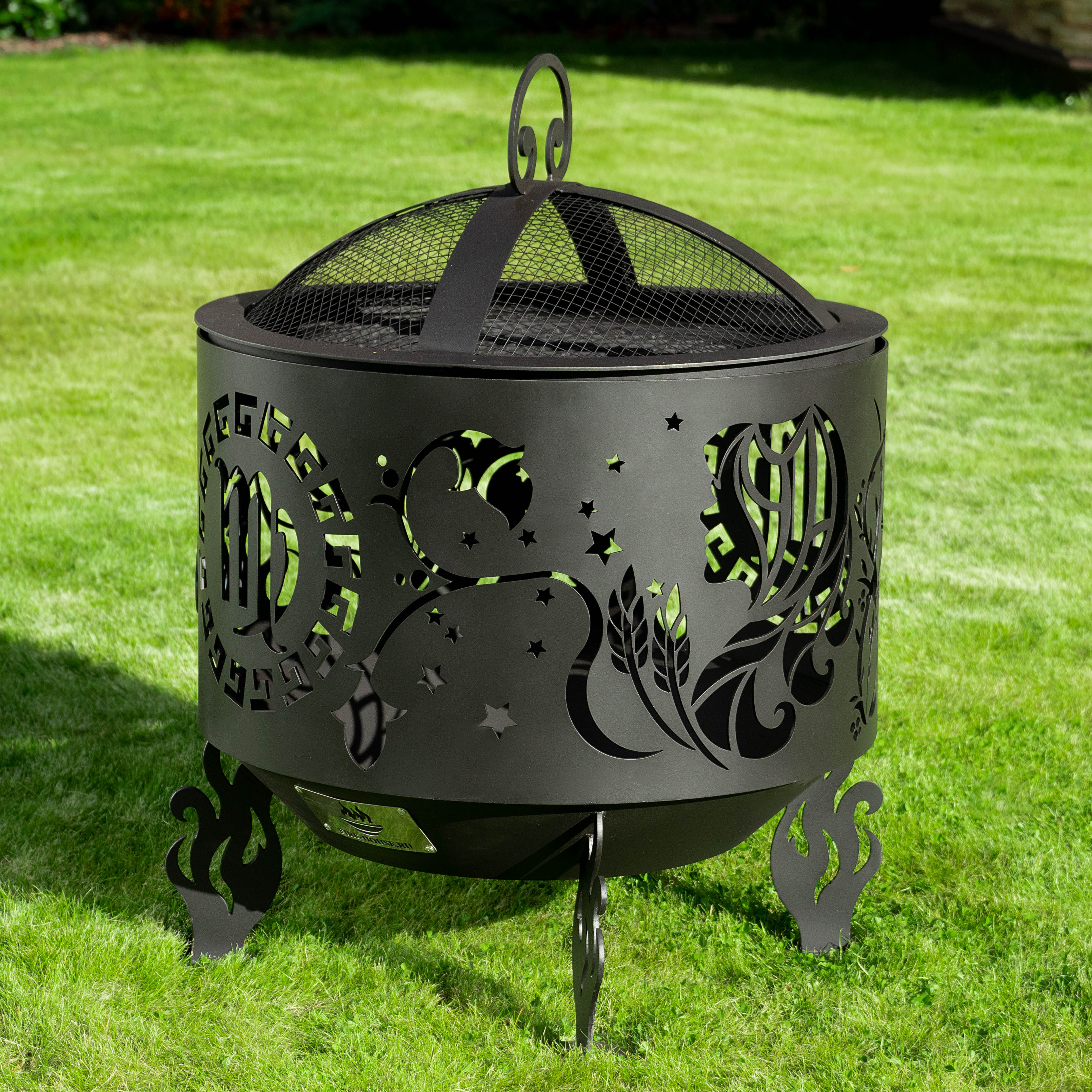 Костровая чаша "Дева" D600 коническое дно купить в Санкт-Петербурге