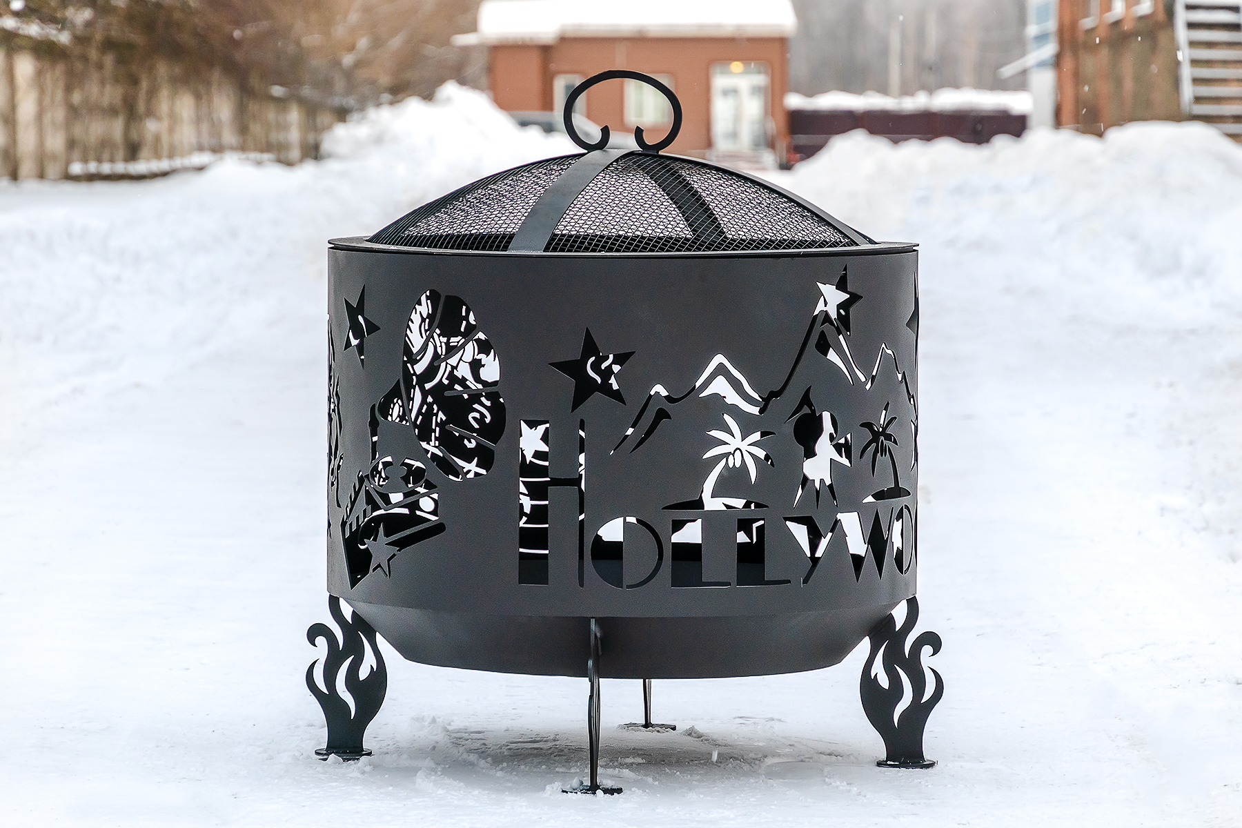 Костровая чаша "Голливуд" D800 коническое дно купить в Санкт-Петербурге