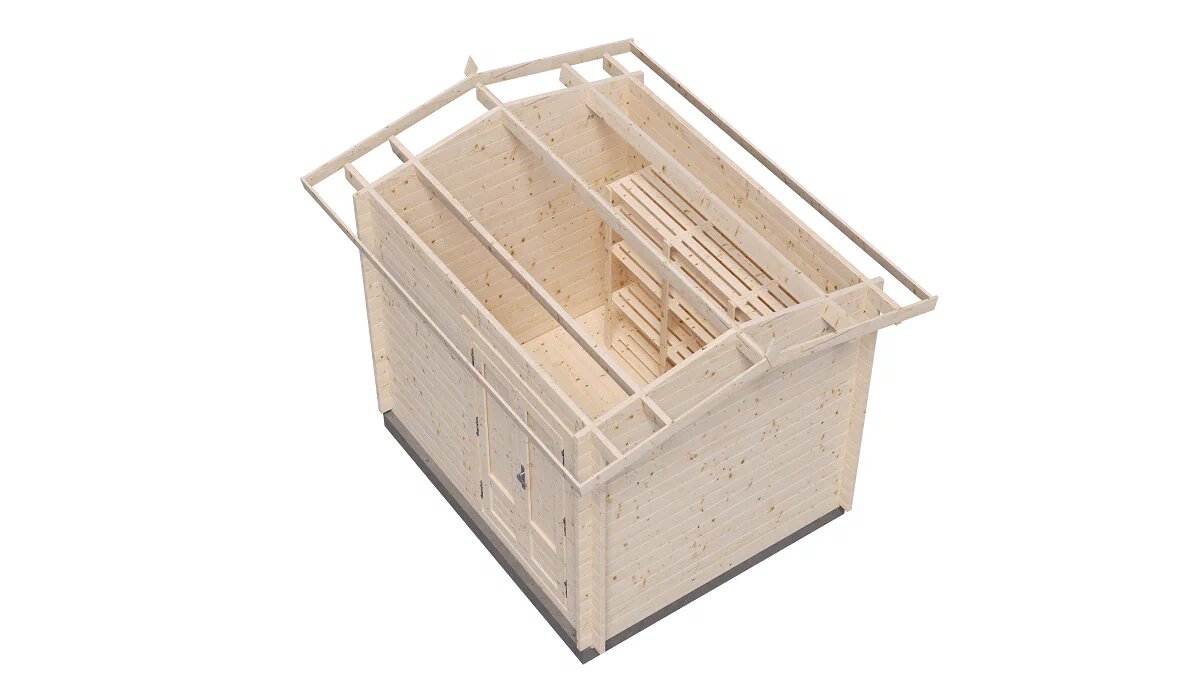 Хозблок 6 Стандарт (брус 44 мм) ТН купить в Санкт-Петербурге