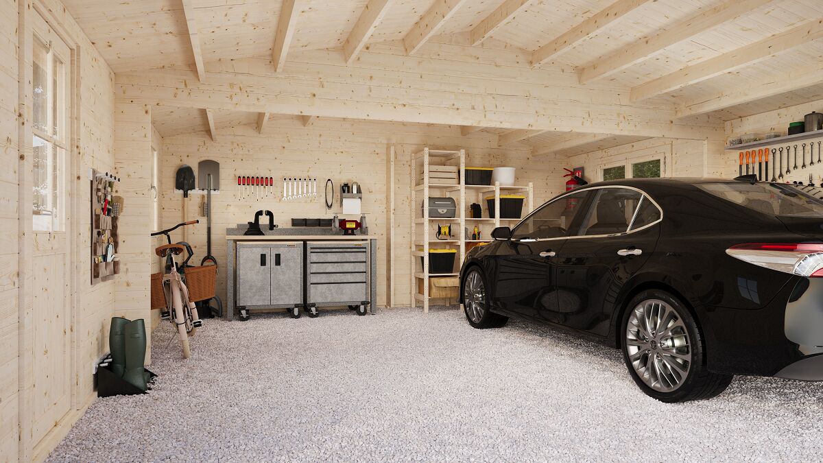 Гараж 32 Комфорт (брус 44 мм) ТН купить в Санкт-Петербурге