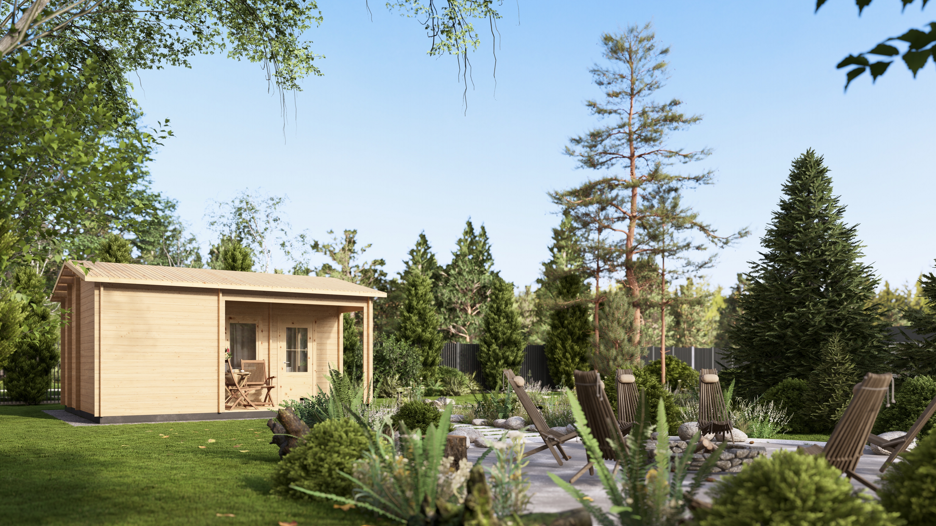 Баня 27 Комфорт (брус 44мм) ТН купить в Санкт-Петербурге