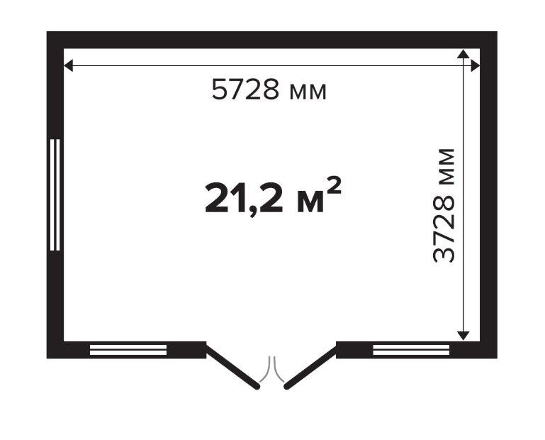 Дом садовый 21 Комфорт (брус 44мм) ТН купить в Санкт-Петербурге