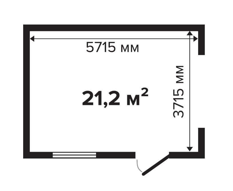 Гараж 21 Стандарт (брус 44 мм) купить в Санкт-Петербурге