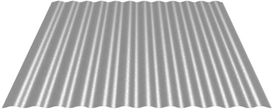 Профнастил МП18 оцинкованный 0.55мм купить в Санкт-Петербурге