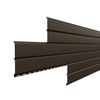 Сайдинг Lбрус-15х240 темно-коричневый RR32