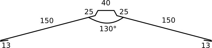 Конек плоский 150 PE 0,45мм купить в Санкт-Петербурге