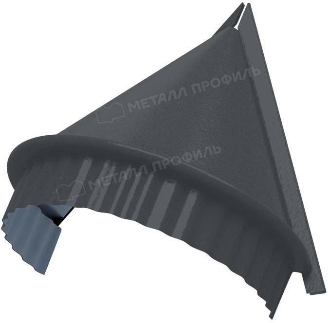 Заглушка конька полукруглого конусная VikingMP E купить в Санкт-Петербурге