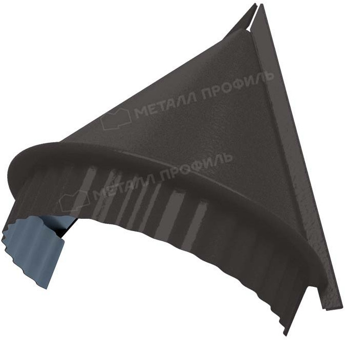 Заглушка конька полукруглого конусная VikingMP E купить в Санкт-Петербурге