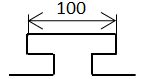 Стыковочная планка объёмная 100мм