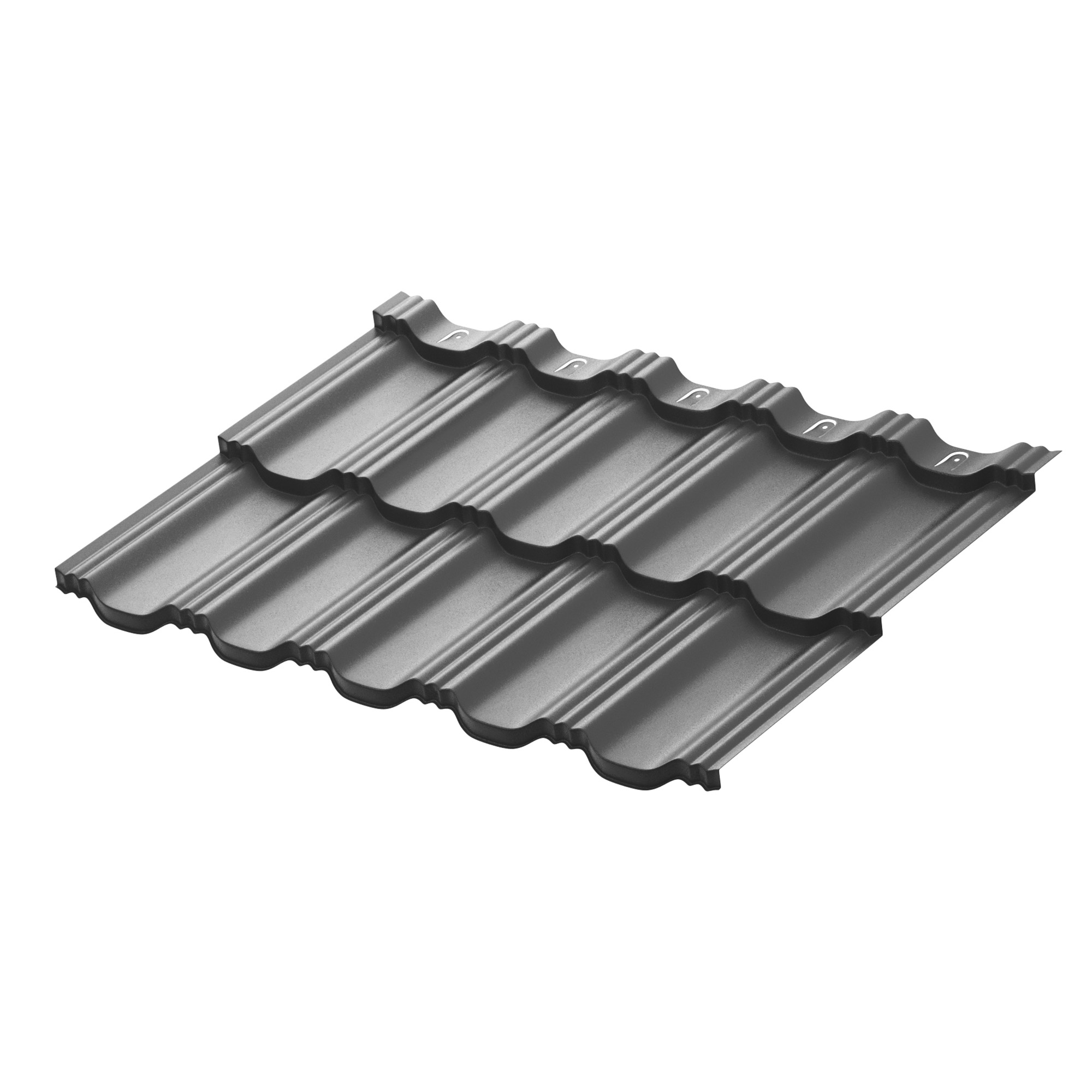 М/черепица модульная aquAsystem Гетеборг XXL 0.50мм Rooftop Бархат Zn180 1205х865мм, 7024 (тёмно-серый) купить в Москве М/черепица модульная aquAsystem Гетеборг XXL 0.50мм Rooftop Бархат Zn180 1205х865мм, 7024 (тёмно-серый)