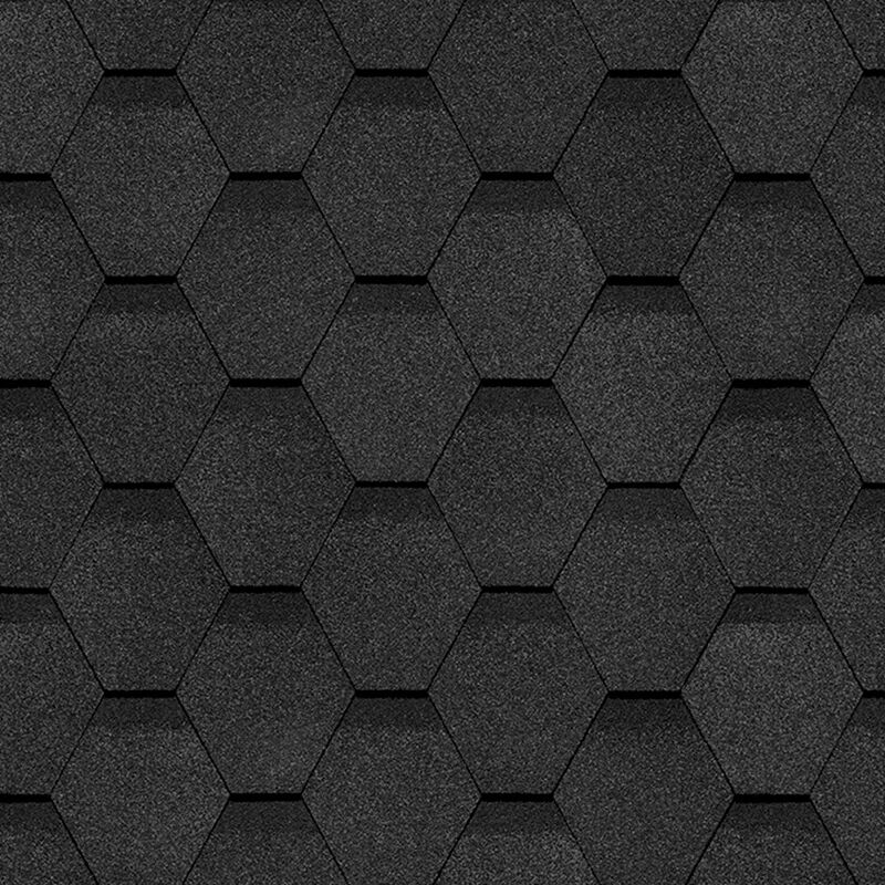 Гибкая черепица Docke PIE COMFORT Стамбул Асфальт 4.1м2/уп купить в Санкт-Петербурге