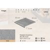 Ступень фронтальная Peldano Florentino Vega Gris 33х33х1.2 антислип Exagres купить в Санкт-Петербурге