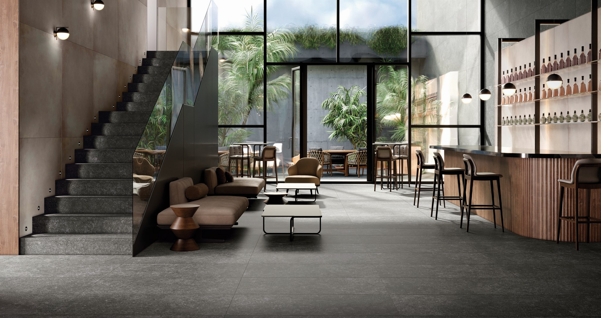 Ступень фронтальная Peldano Fiorentino Ardenas Antracita 33х33х1.3 антислип 4шт/упак Exagres купить в Санкт-Петербурге