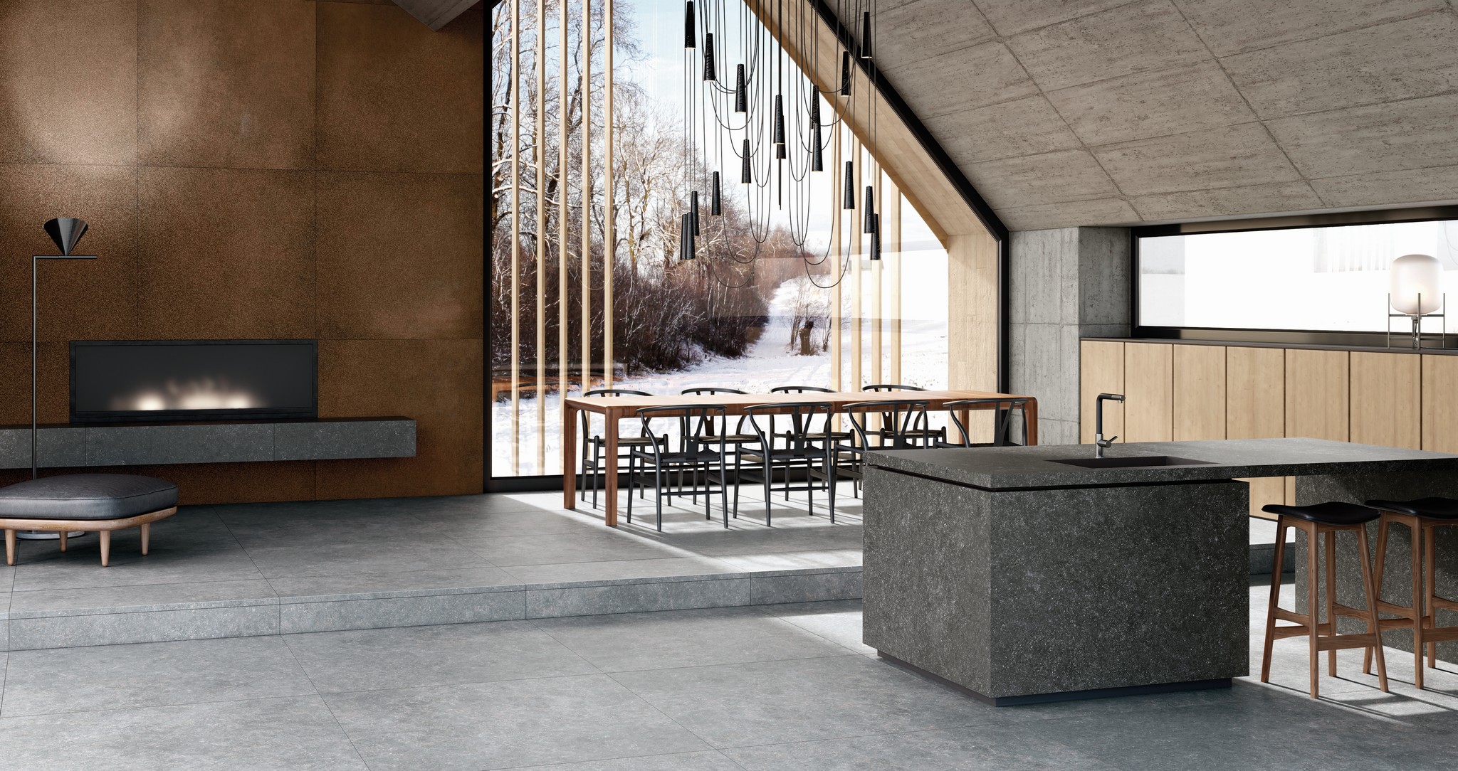 Плитка напольная Ardenas Gris 33х33х1 антислип 9шт/упак Exagres купить в Санкт-Петербурге