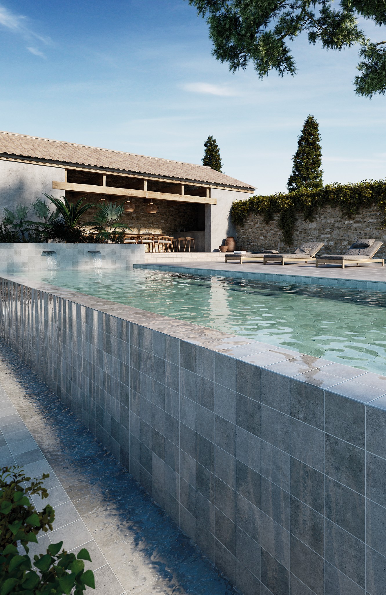 Ступень фронтальная Peldano Recto Provenza Grigio R12 33х33х1.2 антислип 4шт/упак Exagres купить в Санкт-Петербурге