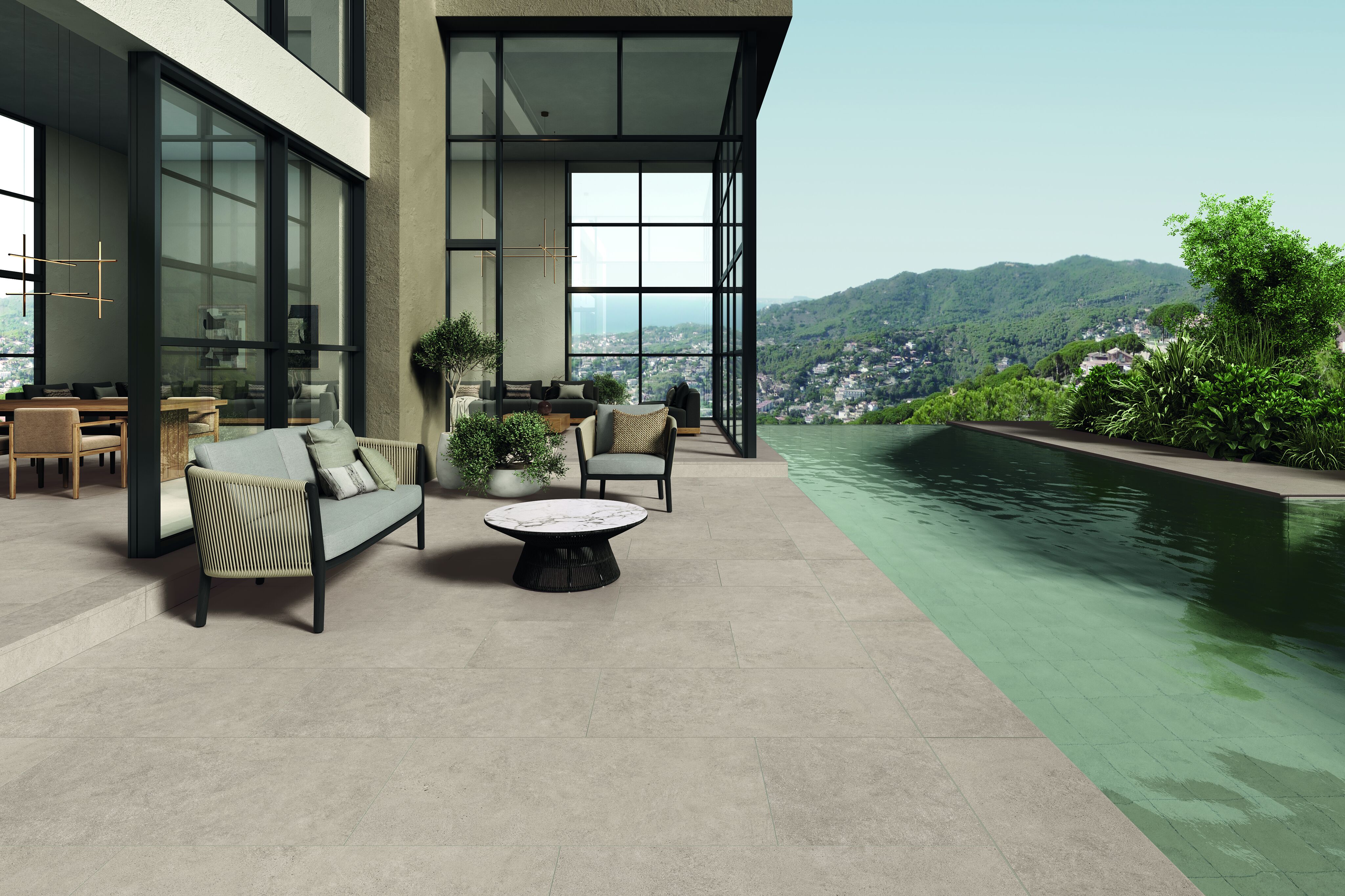 Плитка напольная клинкерная Essenza Creta С3 33х33х0.8см антислип 9шт/1м2/уп Exagres купить в Санкт-Петербурге