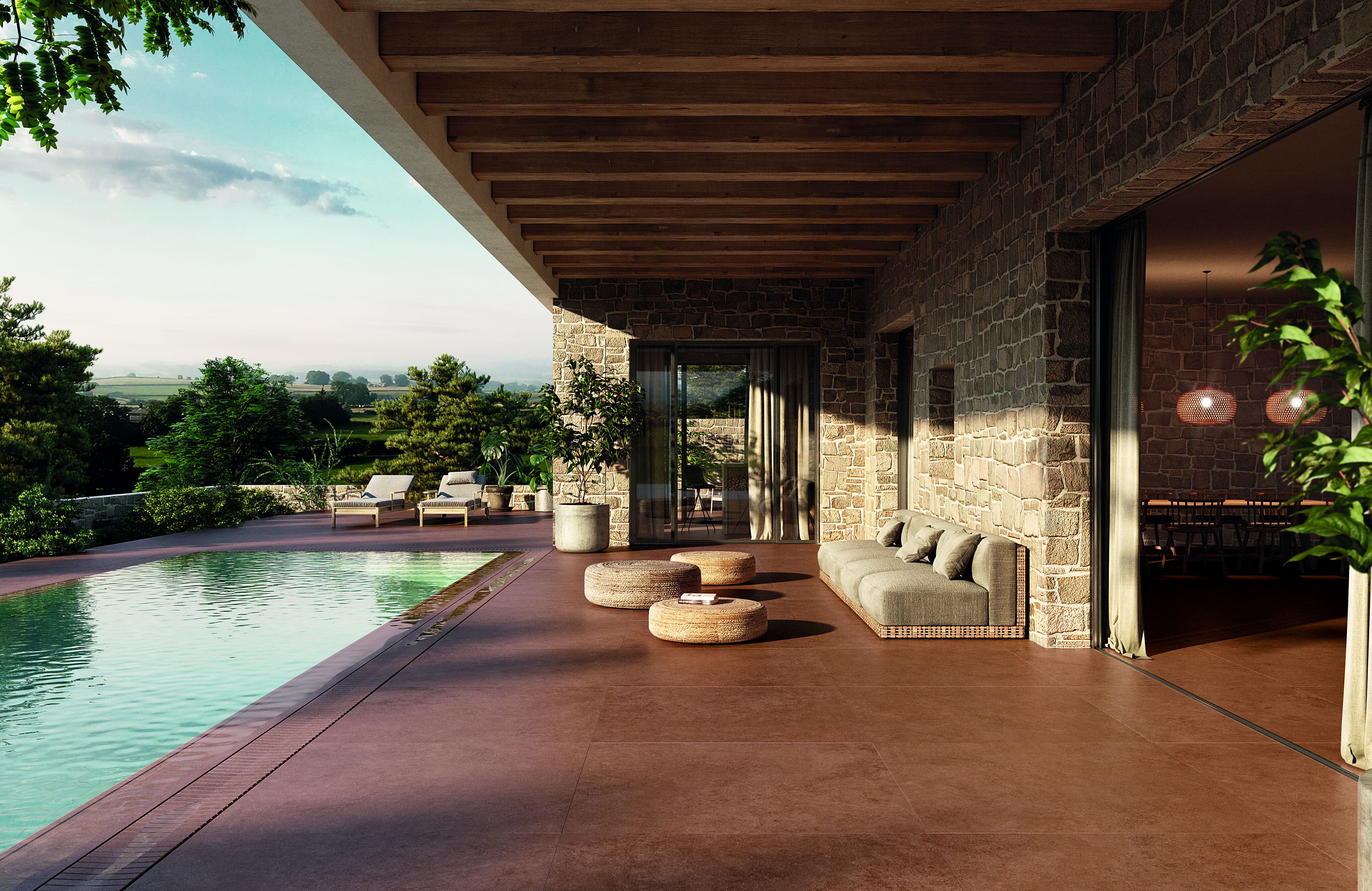 Плитка напольная клинкерная Essenza Rust С3 33х33х0.8см антислип 9шт/1м2/уп Exagres купить в Санкт-Петербурге