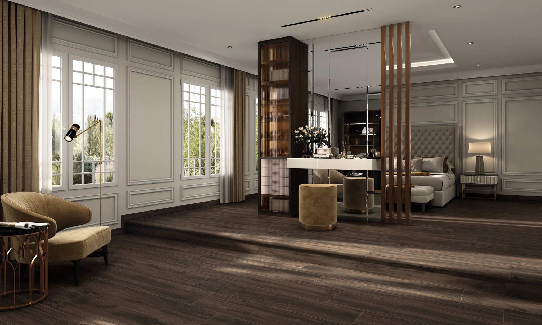 Ступень фронтальная Peldano Recto Lizana Nogal 33х120х1.2см матовая 2шт/уп Exagres купить в Санкт-Петербурге