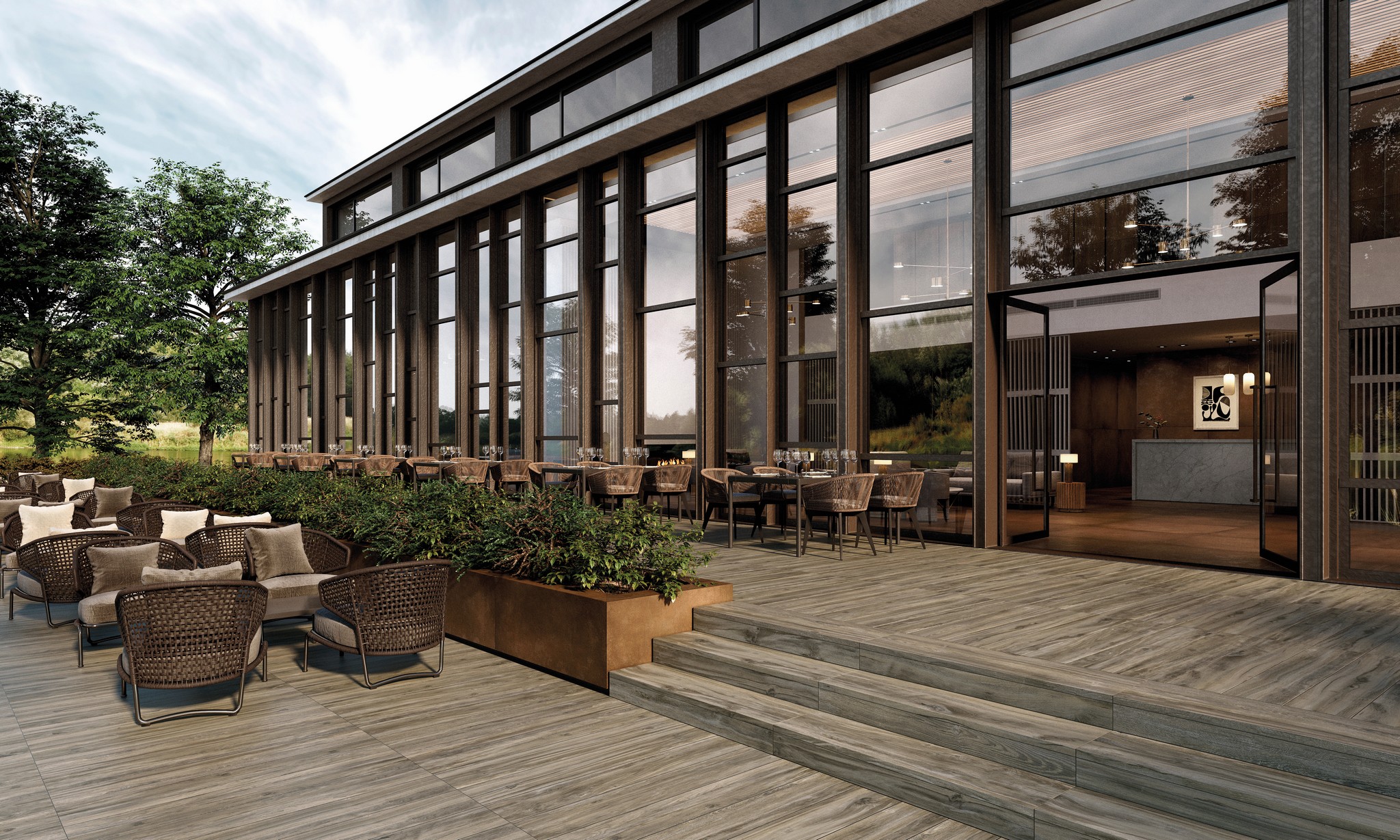 Ступень фронтальная Peldano Recto Lizana Olivo 33х120х1.2см матовая 2шт/уп Exagres купить в Санкт-Петербурге