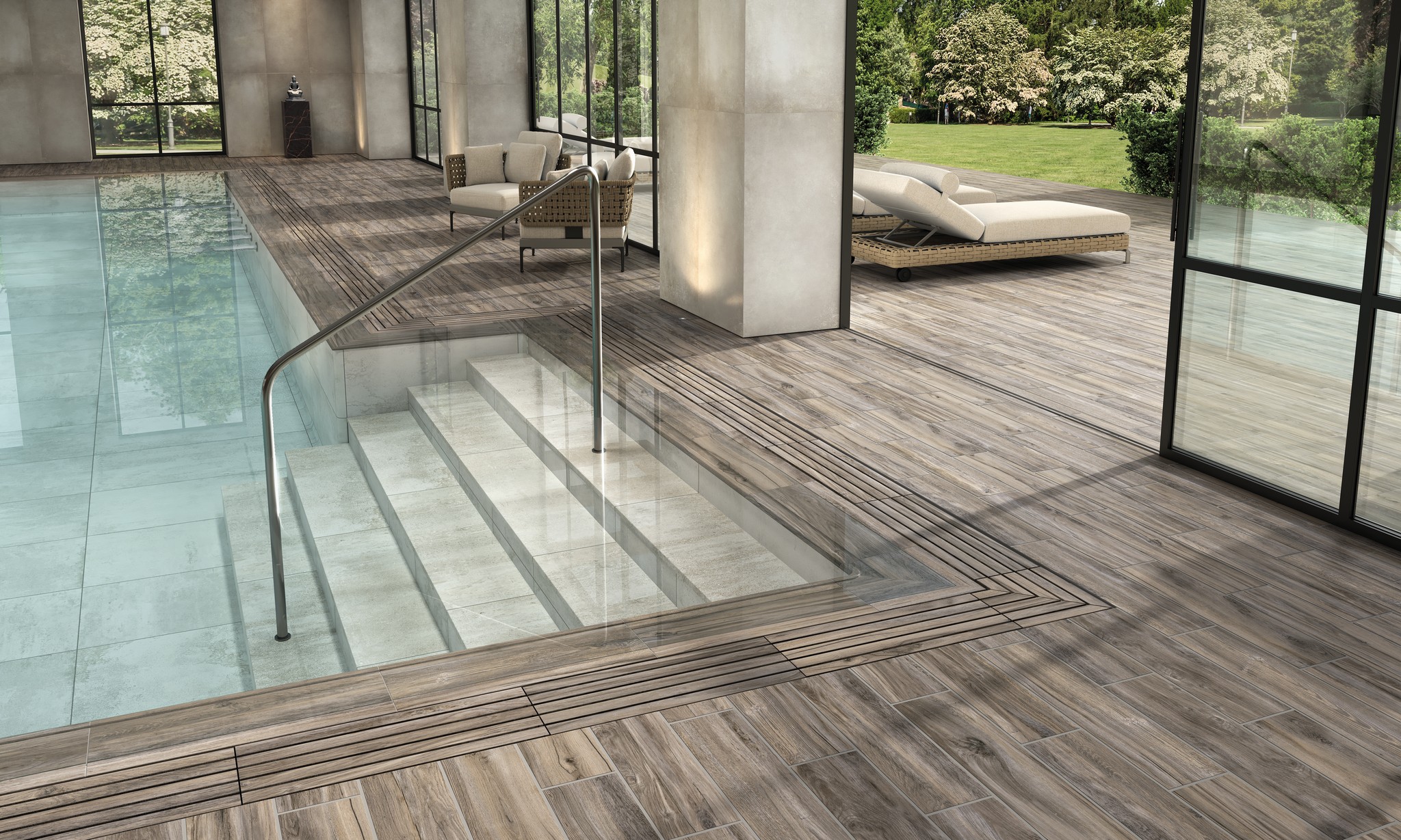 Плитка напольная клинкерная Lizana Olivo 25х150х0.9см матовая 3шт/1.12м2/уп Exagres купить в Санкт-Петербурге