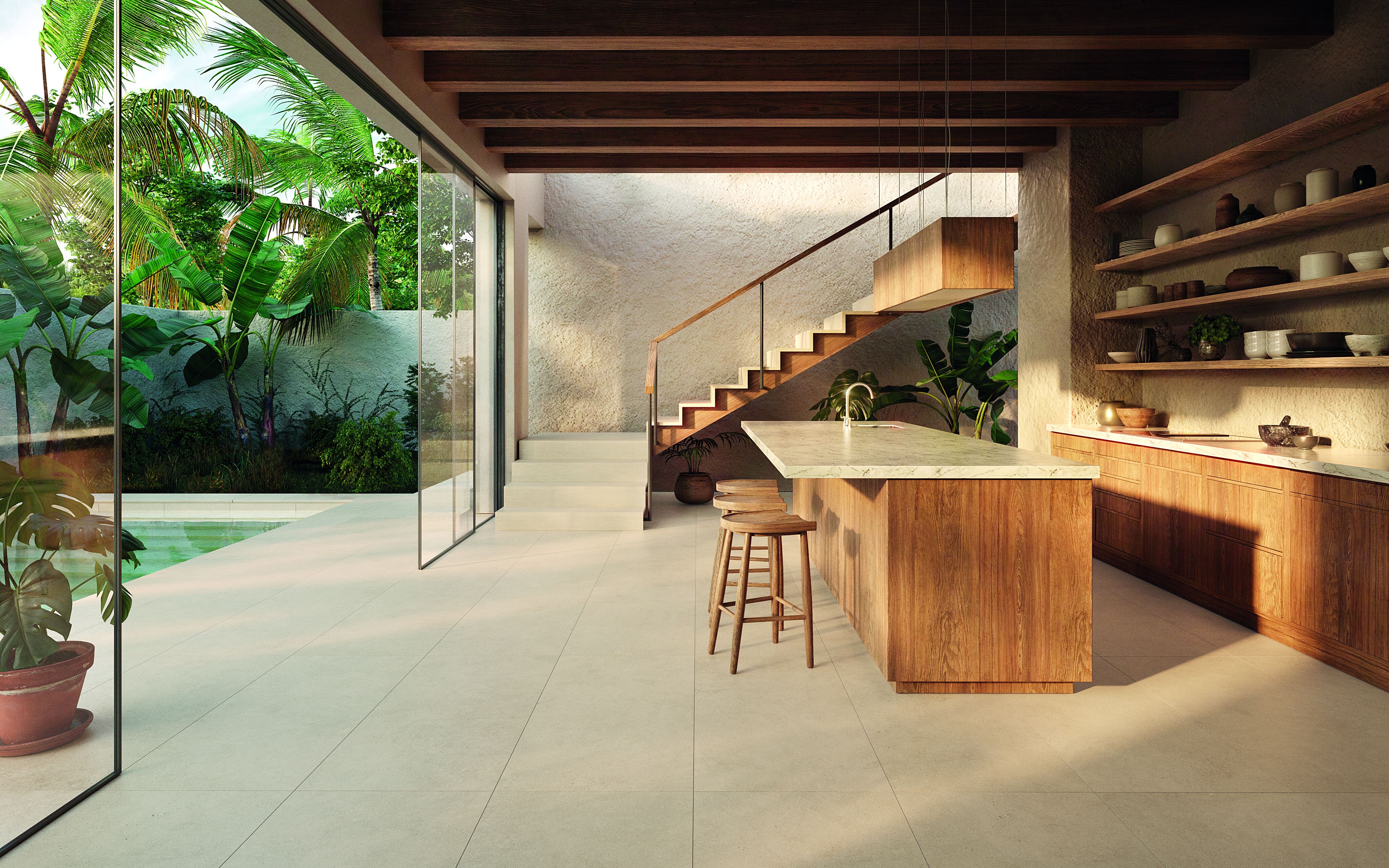 Плитка напольная клинкерная Essenza Sabbia С3 33х33х0.8см антислип 9шт/1м2/уп Exagres купить в Санкт-Петербурге