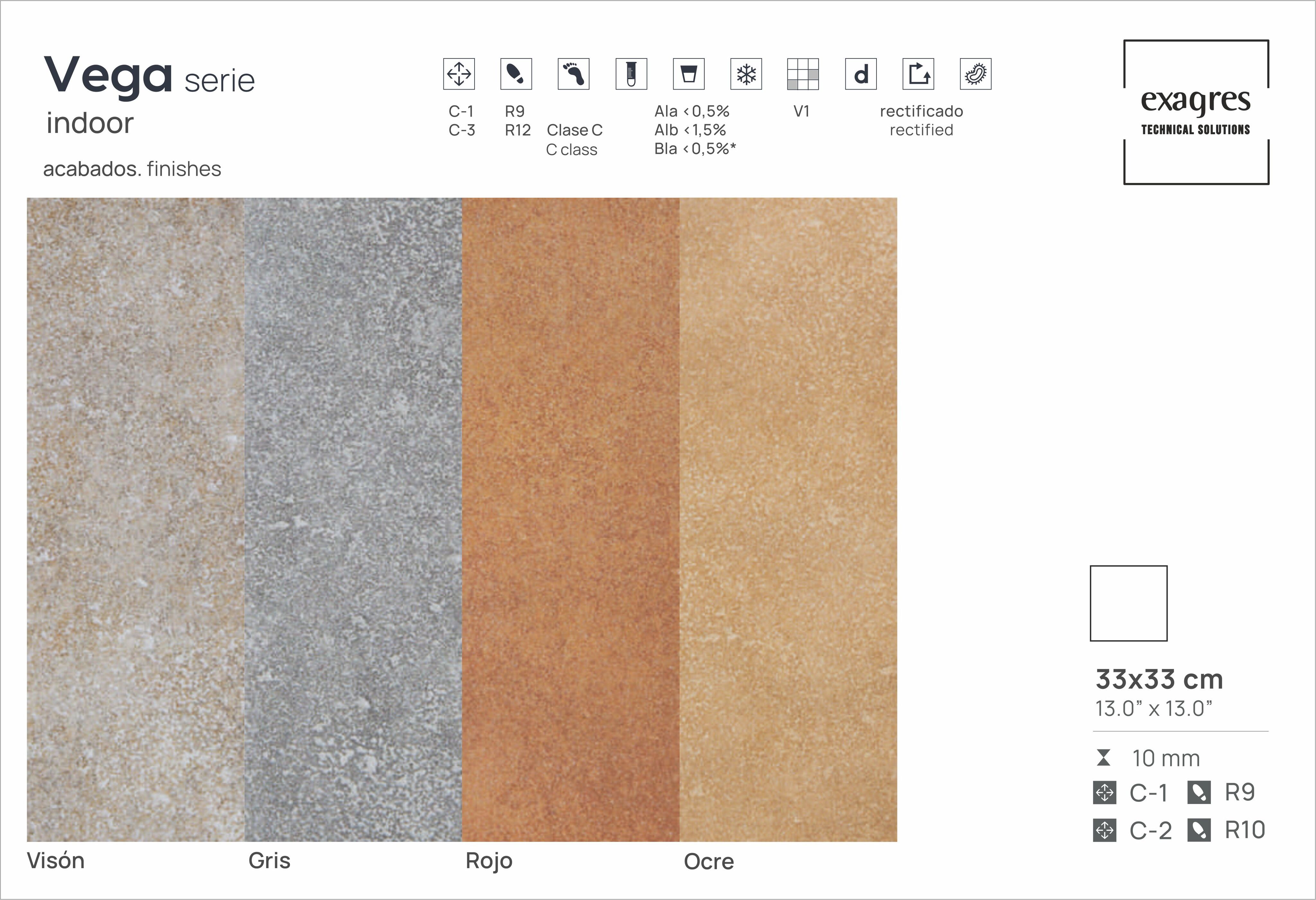 Ступень угловая Cartabon Florentino Vega Ocre 33х33х1.4 антислип Exagres купить в Санкт-Петербурге