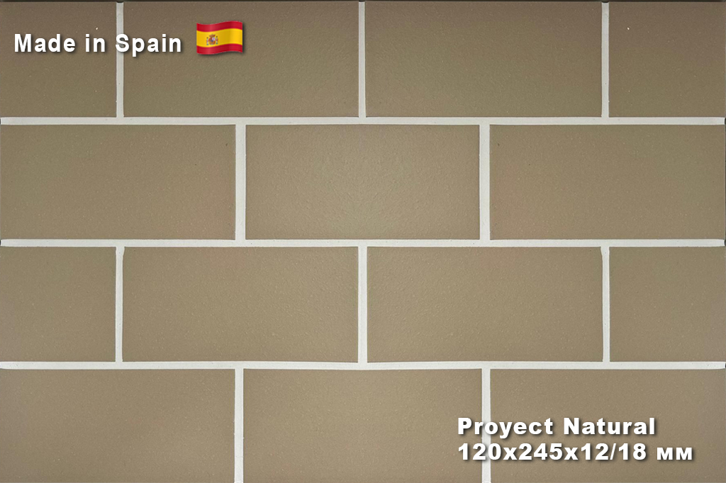 Плитка тротуарная Proyect Natural Base 12х24.5х1.8 антислип 18шт/упак Exagres купить в Санкт-Петербурге