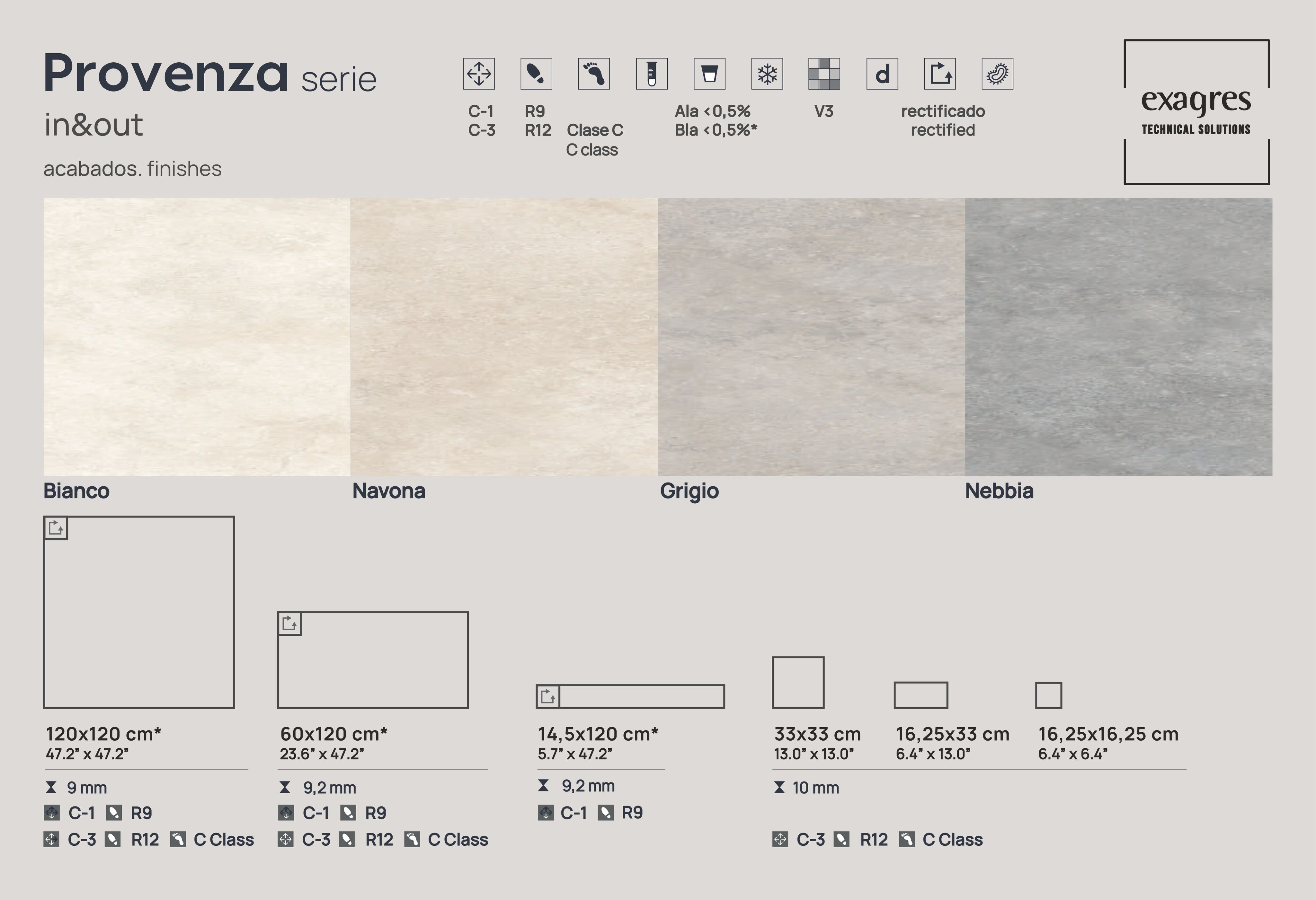 Плитка напольная Provenza Grigio 60х120х0.92 матовый 2шт/упак Exagres купить в Санкт-Петербурге