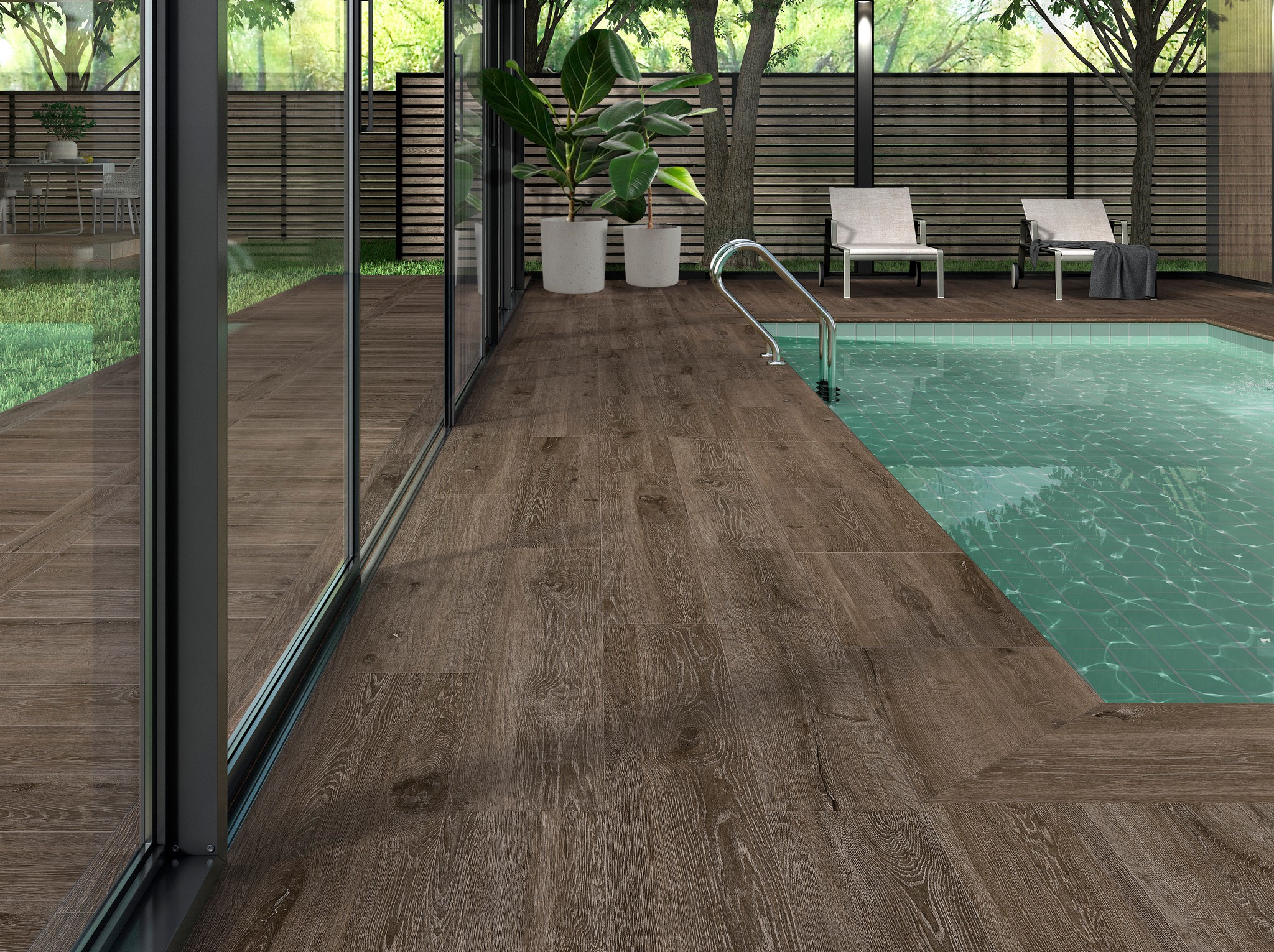 Ступень фронтальная Peldano Recto Yoho Teca 33х120х1.2 под дерево Exagres купить в Санкт-Петербурге