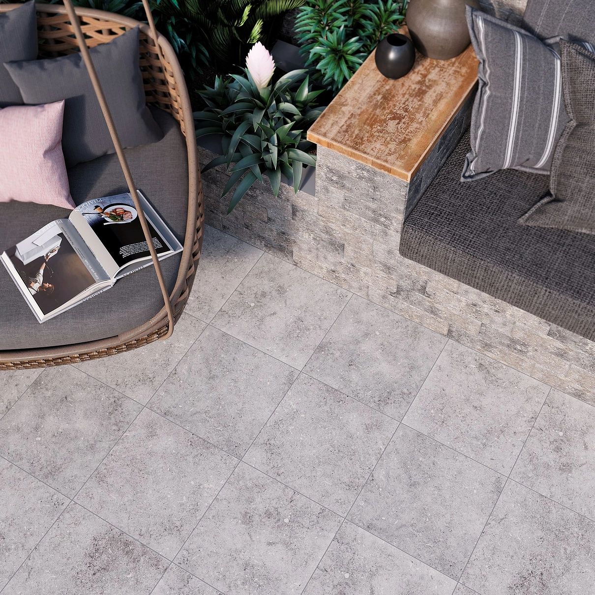 КЕРАМИН Плитка напольная 298х298х8.5 Вермонт 2 11 шт/м2/15 шт/уп купить в Санкт-Петербурге