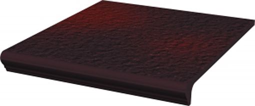 Ступень с капиносом Cloud brown duro структурный 330х300х11 Paradyz, Ступень с капиносом Cloud brown duro структурный 330х300х11 Paradyz