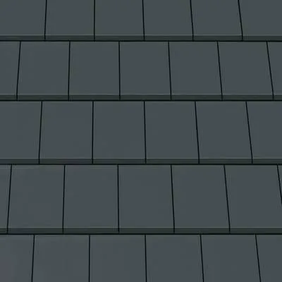 Domino Рядовая черепица сланцевый ангоб (slate-color engobe) Nuance Creaton купить в Москве