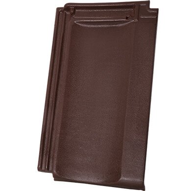 KONTINENTAL LUX Рядовая черепица коричневый ангоб (brown engobe) Mladost купить в Москве