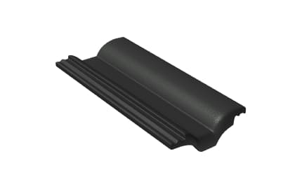 Половинчатая черепица Таунус черный Braas купить в Санкт-Петербурге