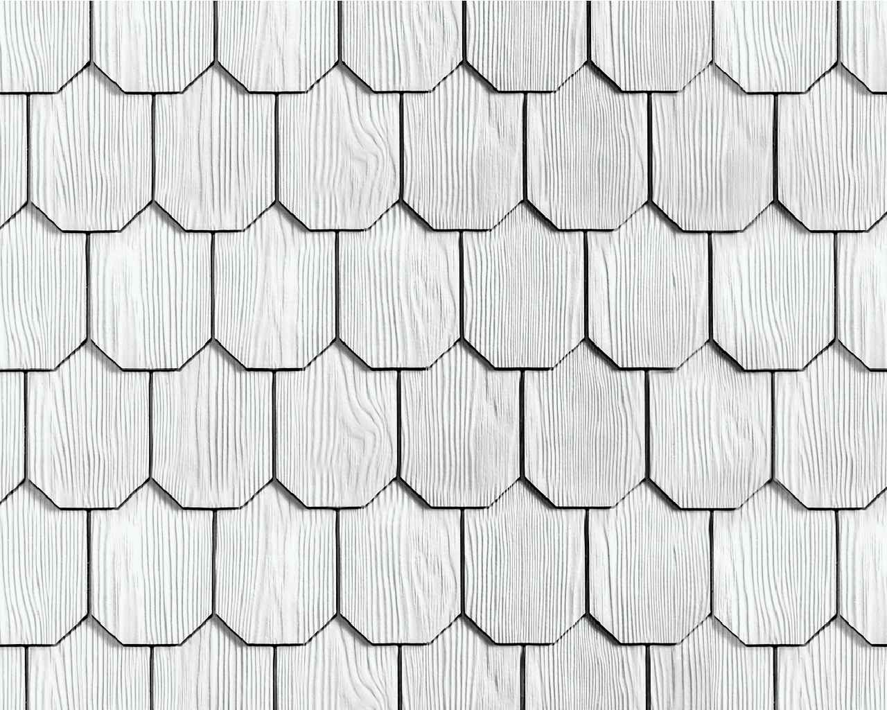 Панель Shingle Октагон 1200х370х6мм 0.44м2 F01 белый Fadoco купить в Москве